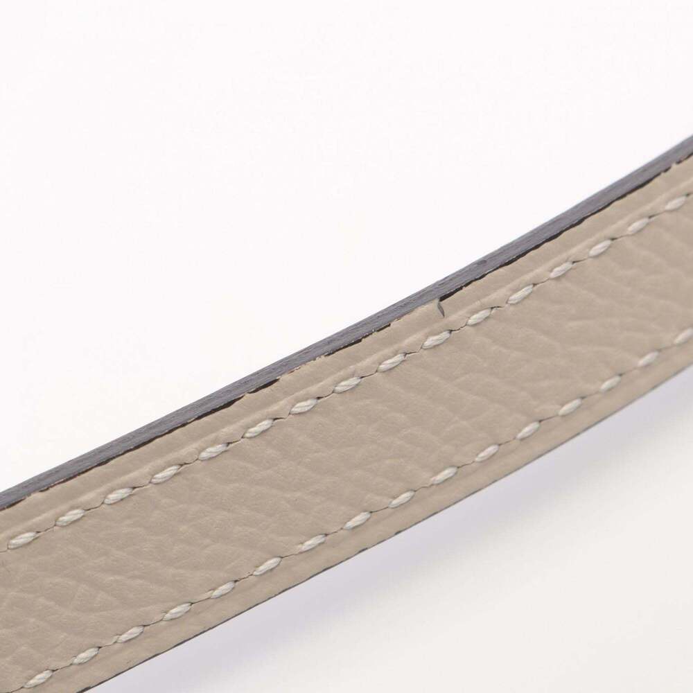 Hermes Hermès Ankle Clé belt, clothing, Epsom leather, Swift women's, ivory, ... - Picture 6 of 6